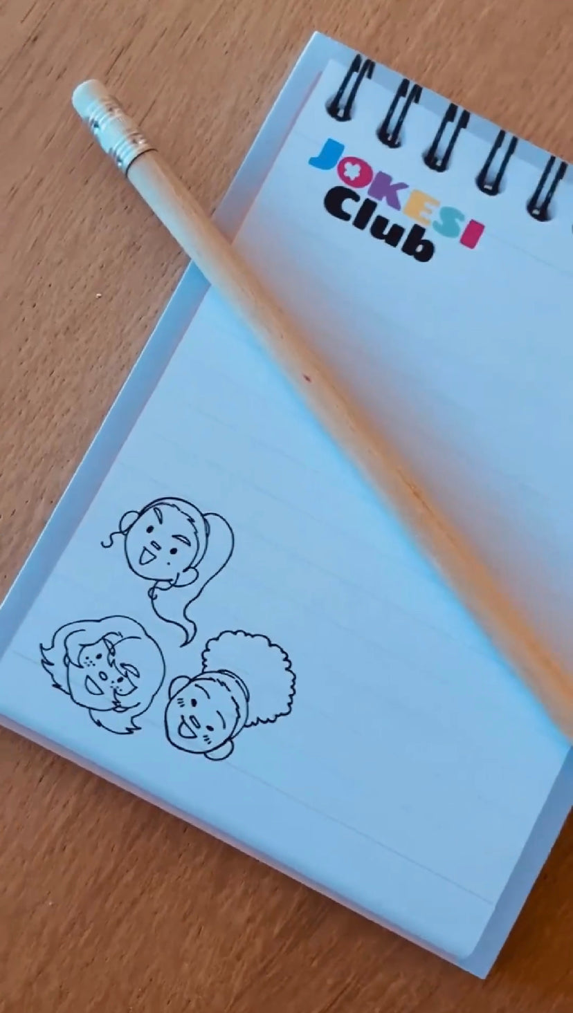 JOKESI Club Notizblock und Stift
